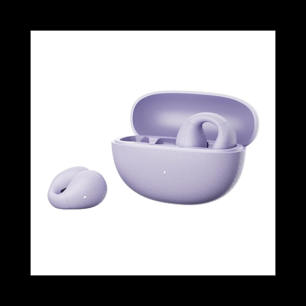 Căști wireless QCY Crossky C10 cu clip, Bluetooth 5.4, violet - 1