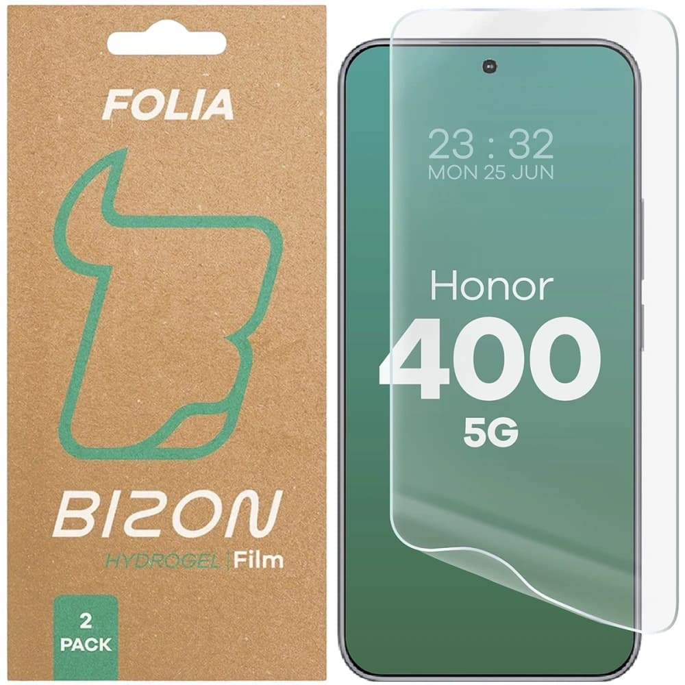 Bizon Glass Hydrogel Front Honor 400 5G [2 PACK] - 1