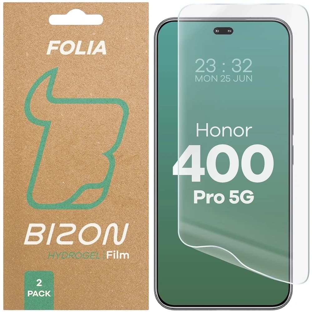 Bizon Glass Hydrogel Přední Honor 400 Pro 5G [2 BALENÍ] - 1