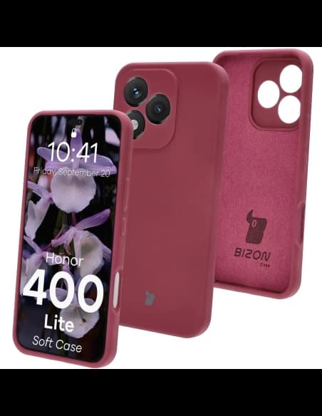 Husă Bizon Soft Case Honor 400 Lite 5G violet închis