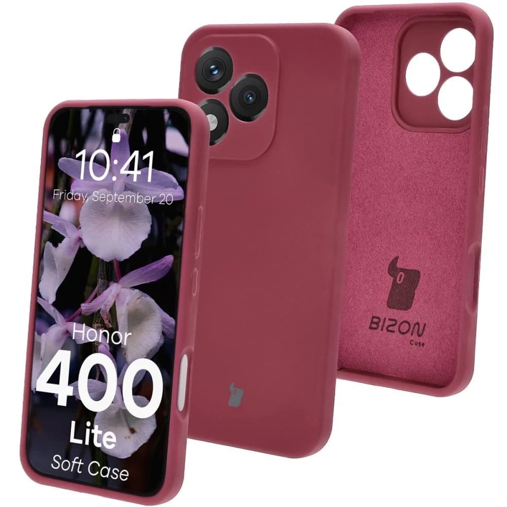 Bizon Soft Case Honor 400 Lite 5G tmavě fialový