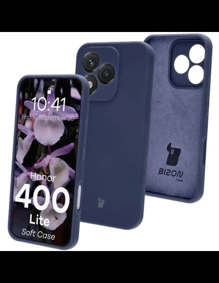 Husa Bizon Soft Case Honor 400 Lite 5G albastru închis