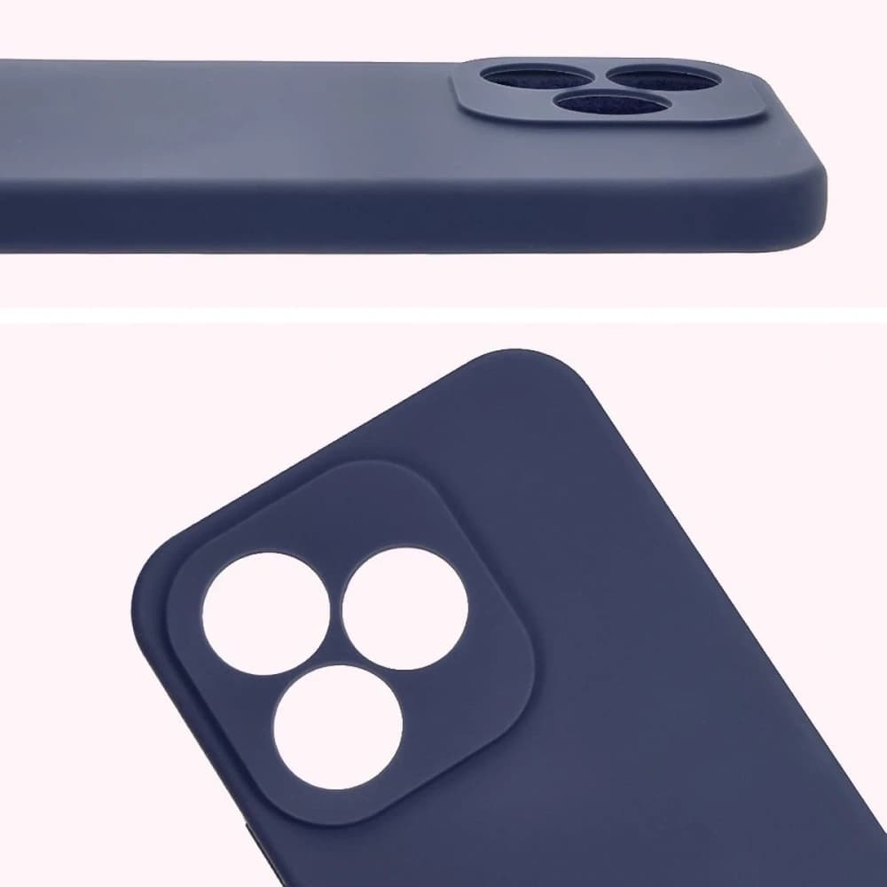 Husa Bizon Soft Case Honor 400 Lite 5G albastru închis - 5