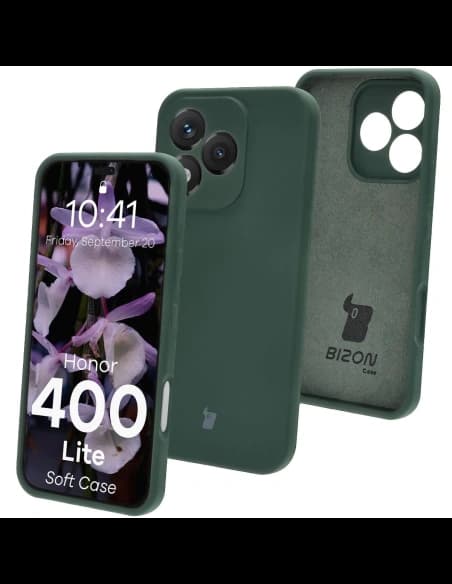 Husa Bizon Soft Case Honor 400 Lite 5G verde închis