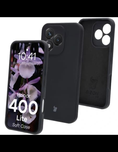 Husă Bizon Soft Case Honor 400 Lite 5G neagră