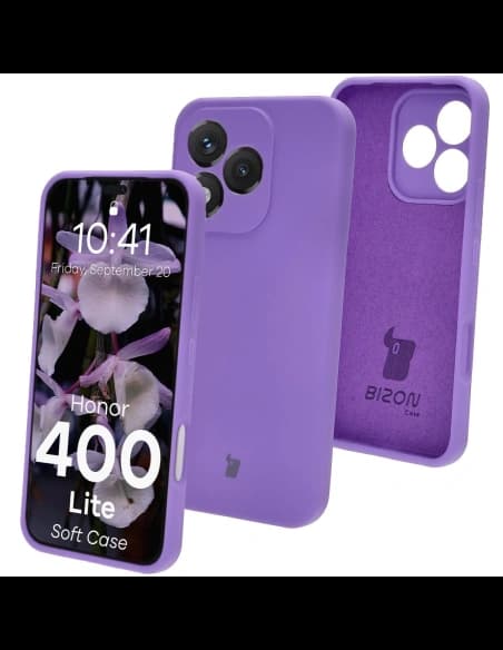 Husă Bizon Soft Case Honor 400 Lite 5G violet
