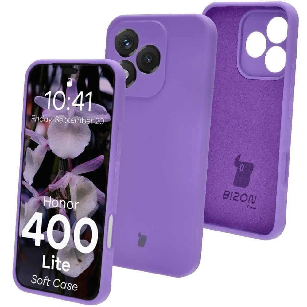 Bizon Soft Case Honor 400 Lite 5G fialový