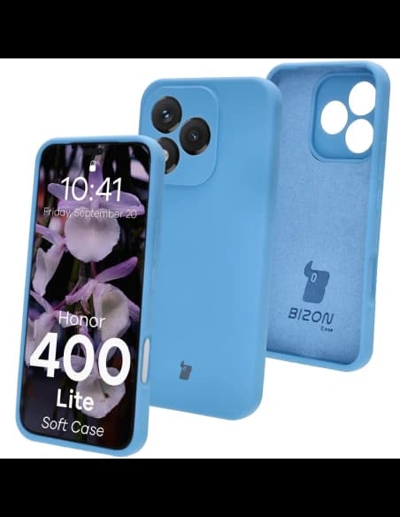 Husă Bizon Soft Case Honor 400 Lite 5G albastră