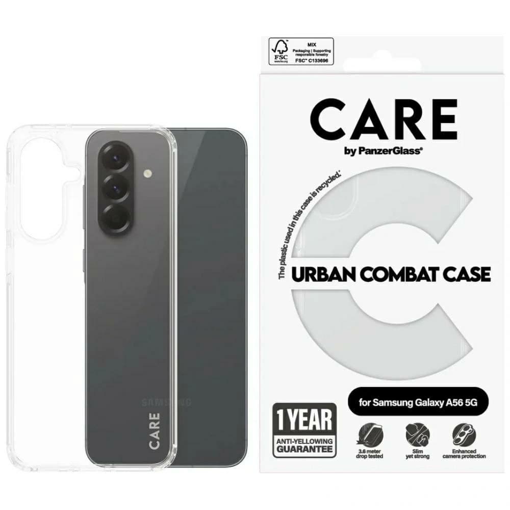 CARE by PanzerGlass Flagship Urban Combat Samsung Galaxy A56 5G átlátszó - 1