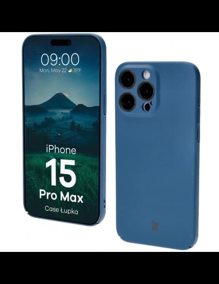 Bizon Case Lupka Apple iPhone 15 Pro Max kék
