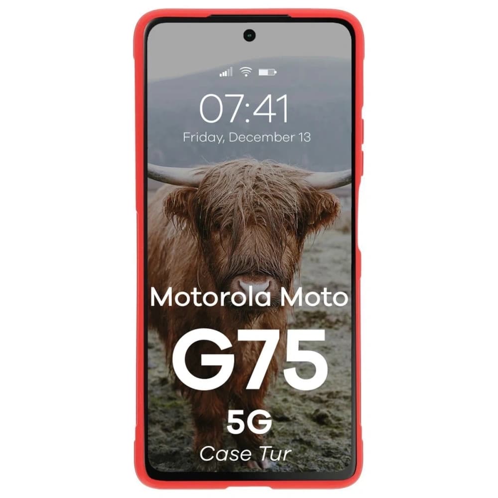 Bizon Case Tur Motorola Moto G75 5G red - 5
