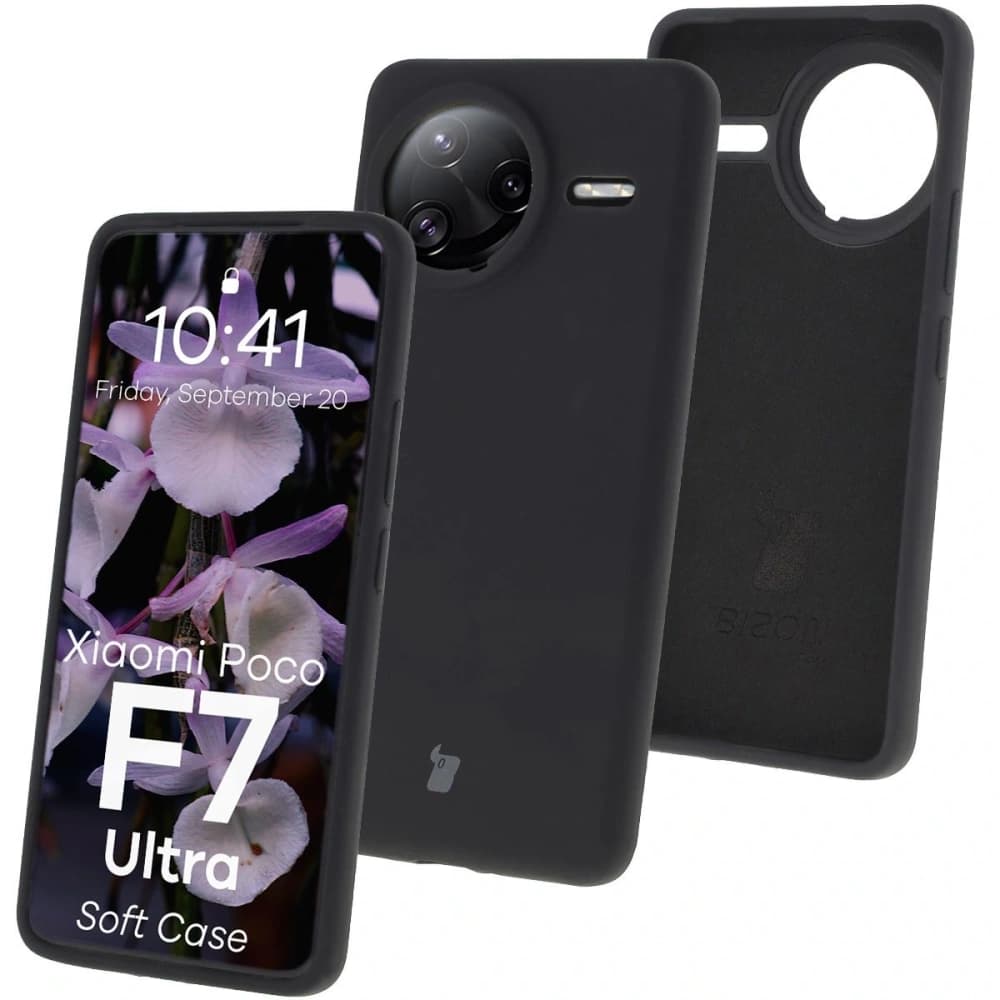 Bizon Soft Case Xiaomi POCO F7 Ultra schwarz - 1