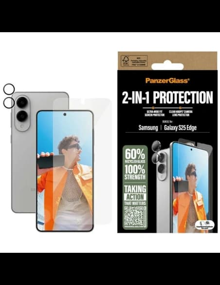 PanzerGlass Hoops+UWF 2in1 Set Samsung Galaxy S25 Edge
