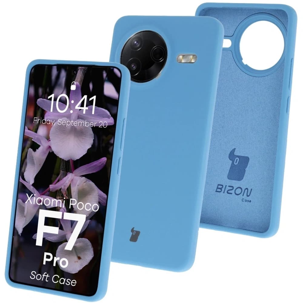 Bizon Soft Case Xiaomi POCO F7 Pro kék