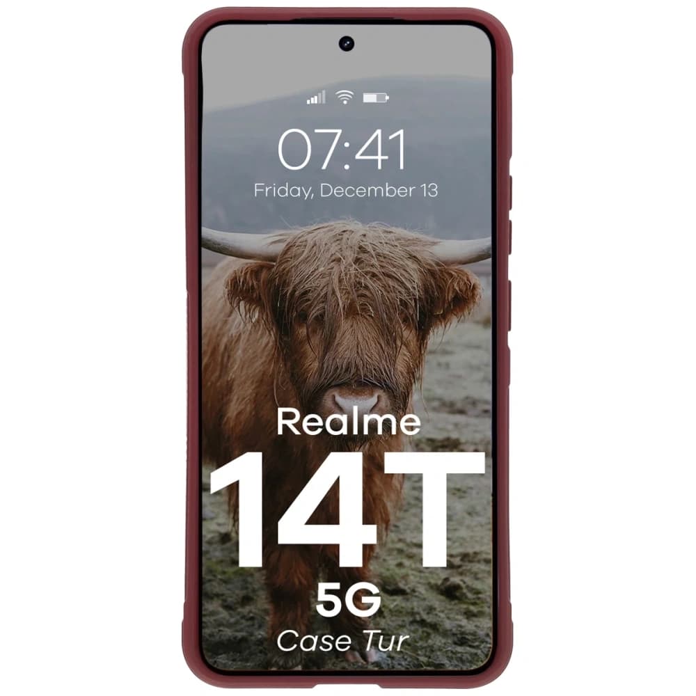 Bizon Case Tur Realme 14T 5G bordeaux - 5