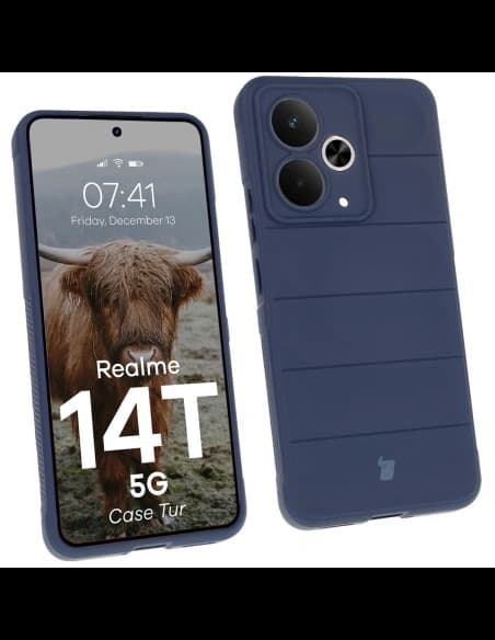 Bizon Case Tur Realme 14T 5G marineblau