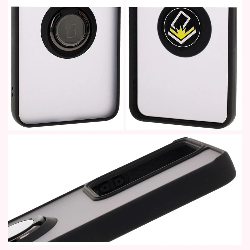 Bizon Case Hybrid Ring Realme 14 5G / 14T 5G kouřový s černým rámem - 4