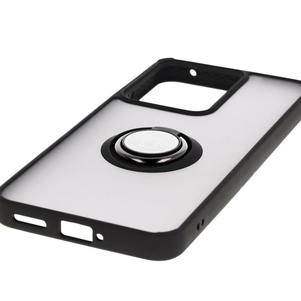 Bizon Case Hybrid Ring Realme 14 5G / 14T 5G kouřový s černým rámem - 5