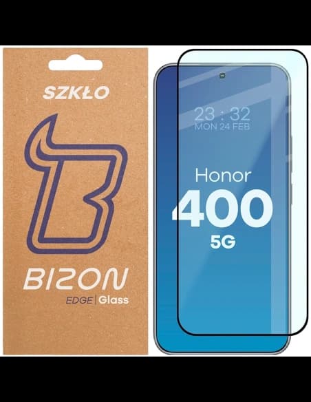Bizon Glass Edge 2 Honor 400 fekete keret