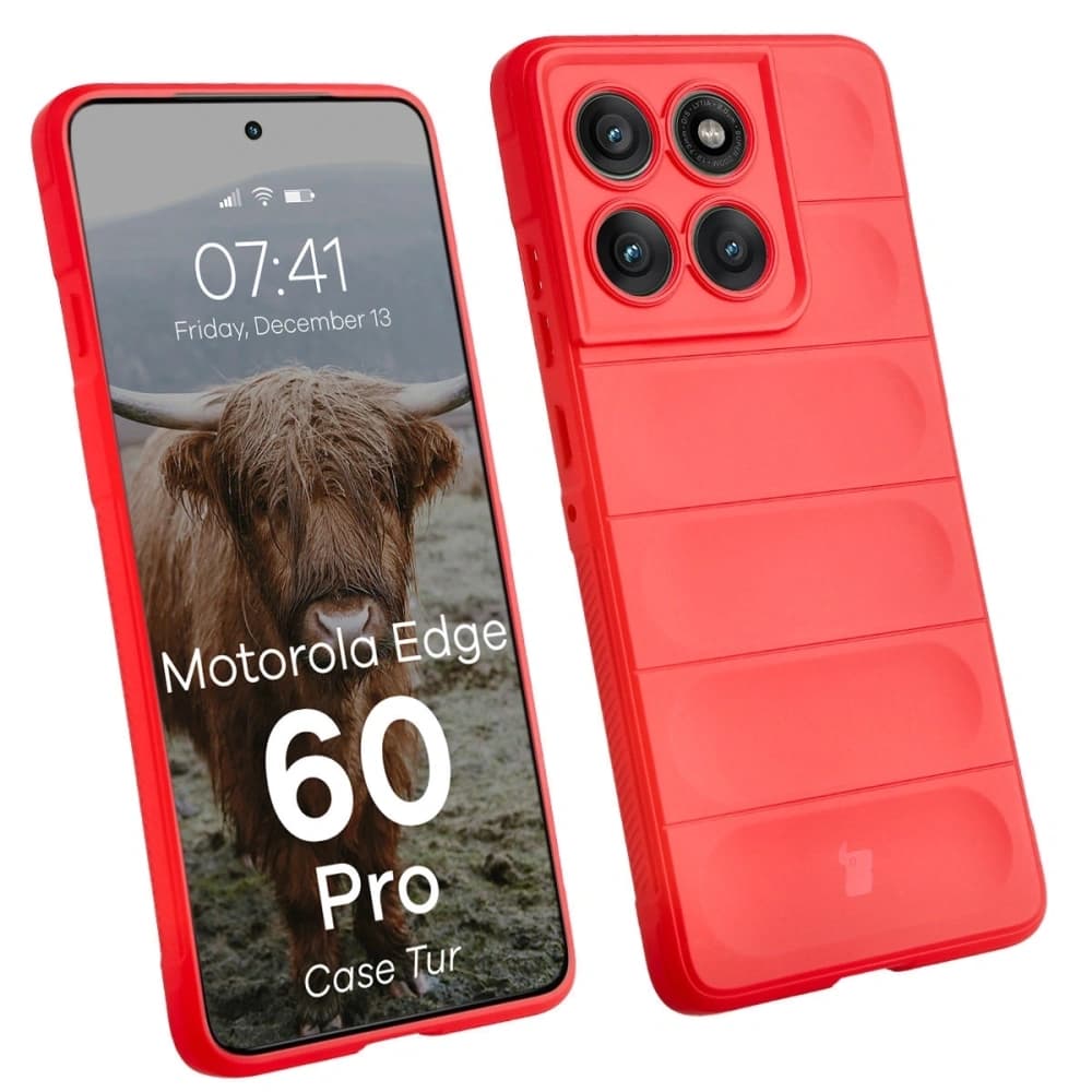 Bizon Case Tur Motorola Edge 60 Pro rot