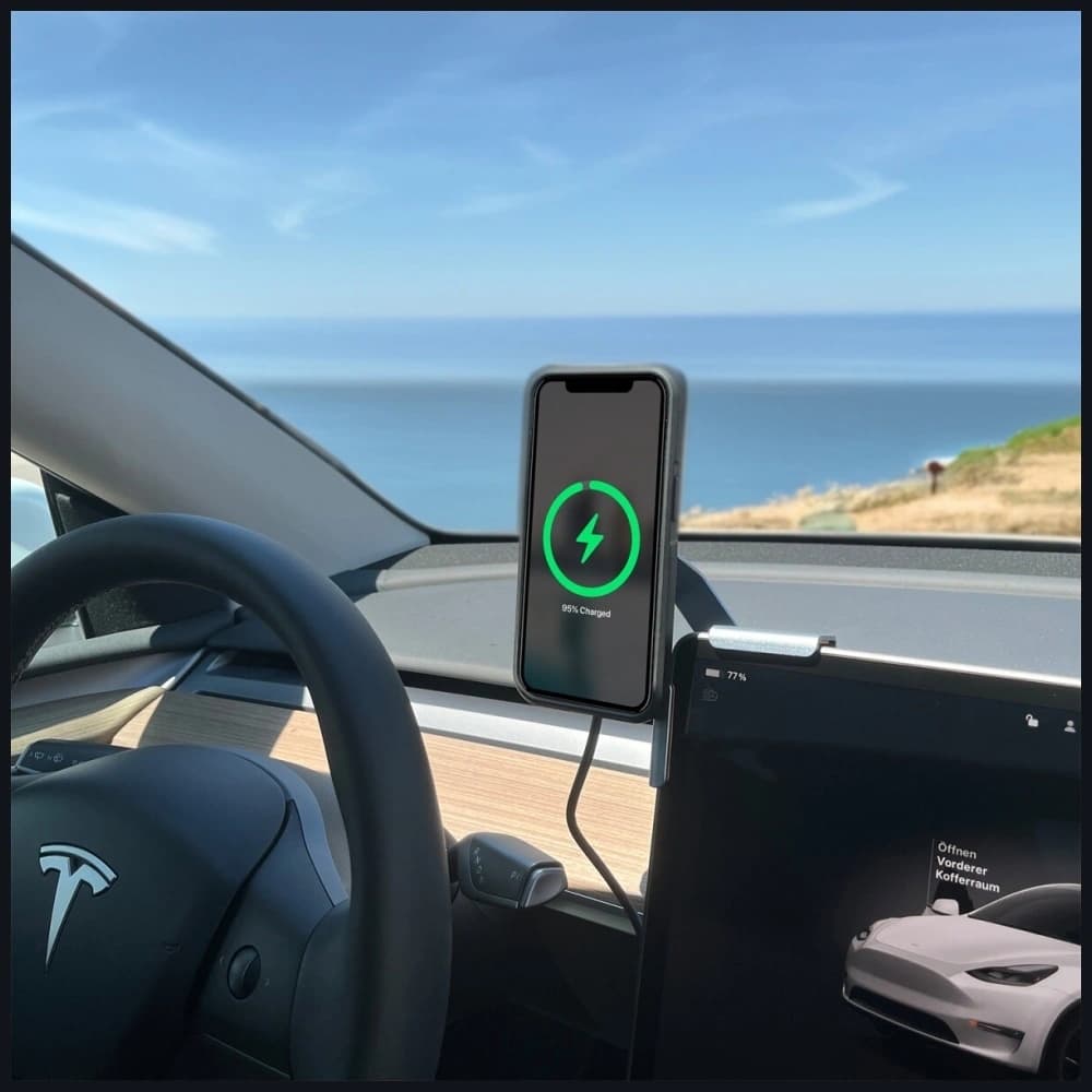 4smarts Mount Qi2 Magnetischer Bildschirmhalter für MagSafe-Smartphones Grau - 6