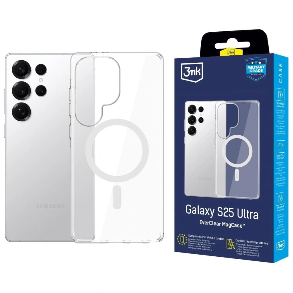 3MK EverClear MagCase Samsung Galaxy S25 Ultra