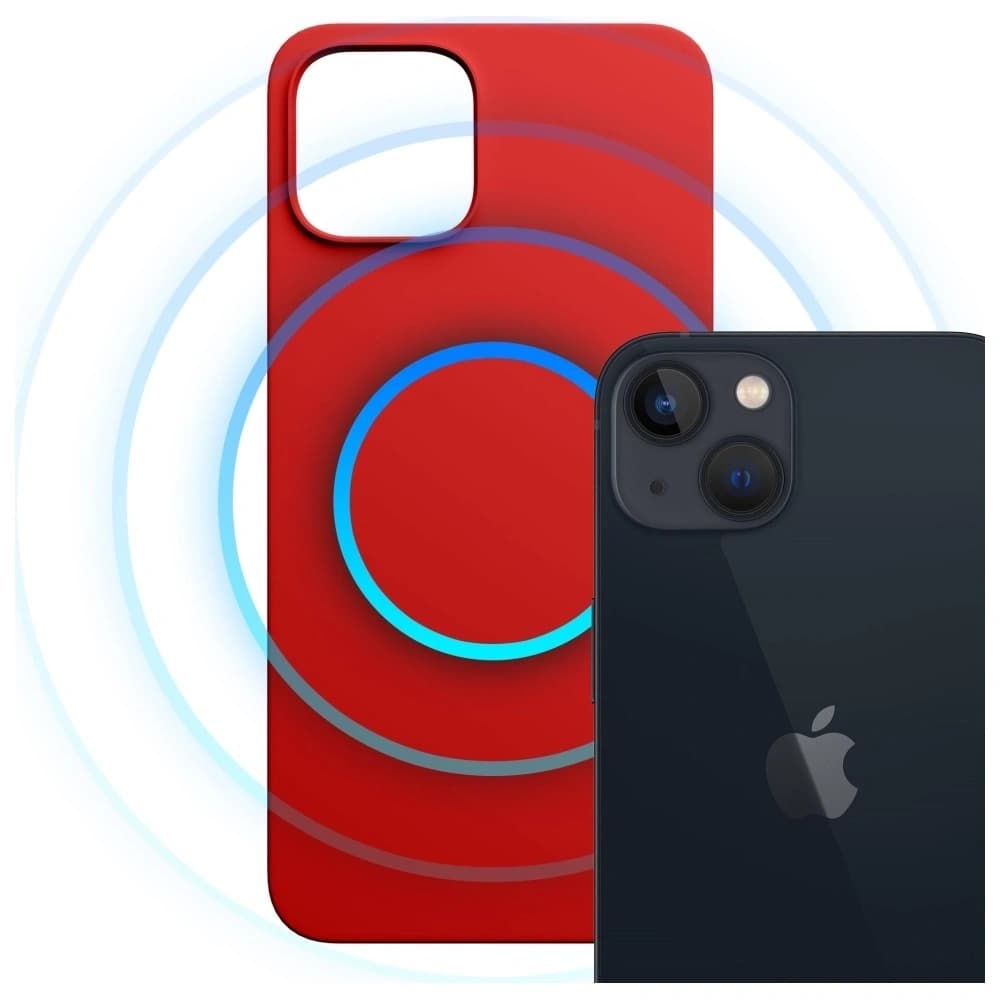 3MK Hardy MagSilicone Apple iPhone 13 červená - 3