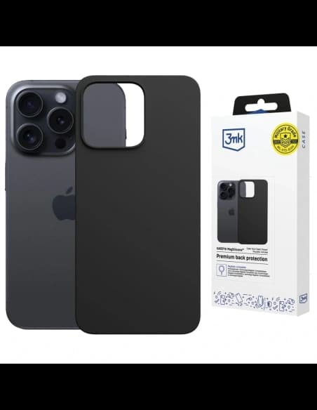 3MK Hardy MagSilicone Apple iPhone 13 Pro Max černý