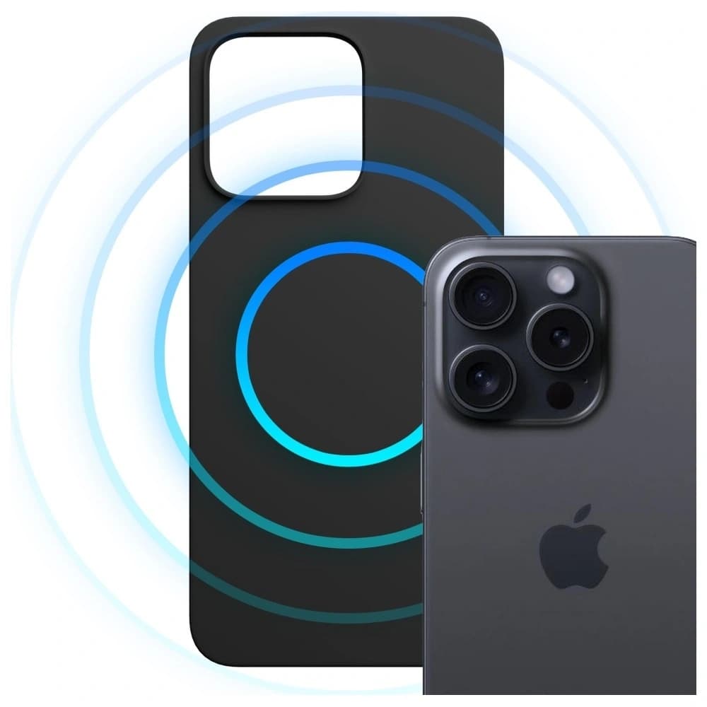 3MK Hardy MagSilicone Apple iPhone 13 Pro Max fekete - 3