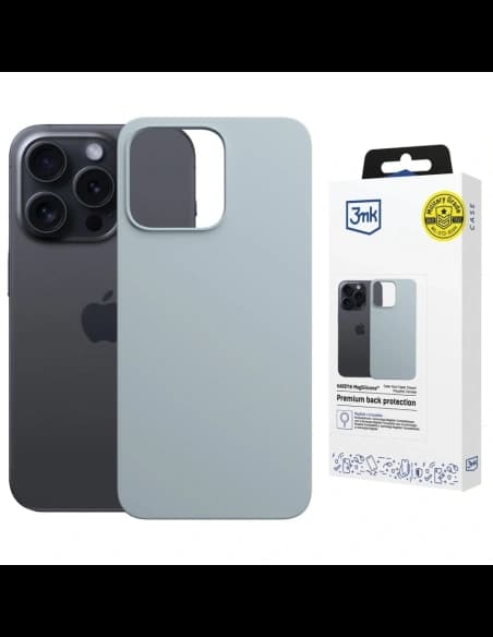 3MK Hardy MagSilicone Apple iPhone 13 Pro Max modrý