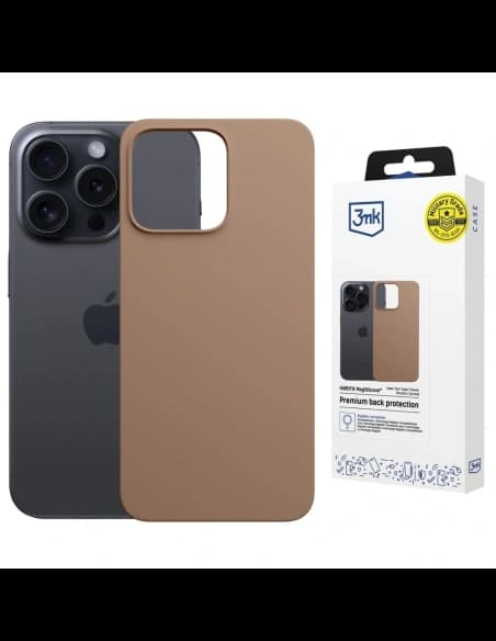 3MK Hardy MagSilicone Apple iPhone 15 Pro Max sötét arany