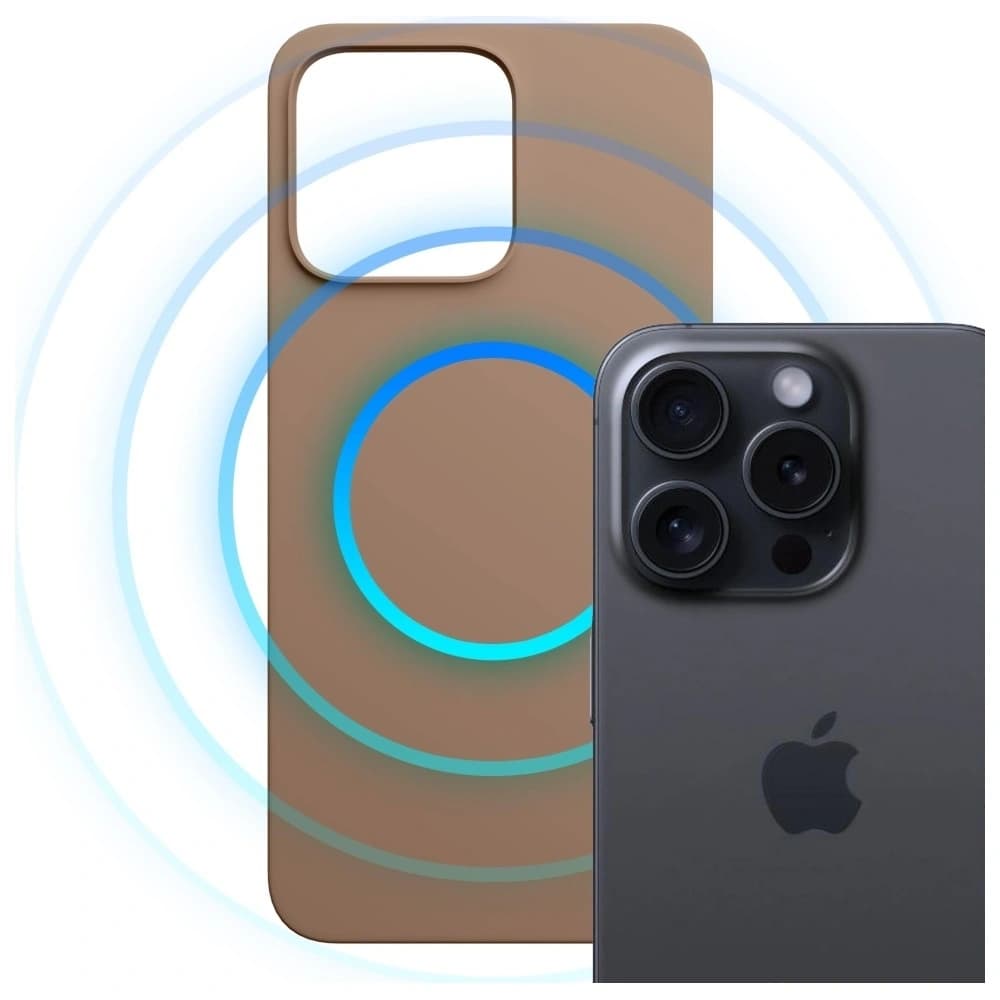 3MK Hardy MagSilicone Apple iPhone 15 Pro Max sötét arany - 3