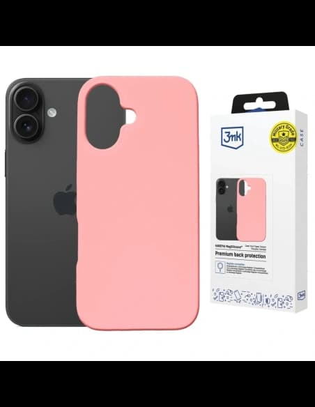 3MK Hardy MagSilicone Apple iPhone 16 Plus roz roz