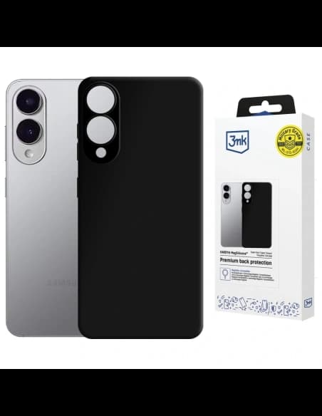 3MK Hardy MagSilicone Samsung Galaxy S25 Edge černý