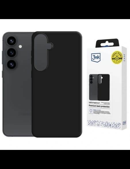 3MK Hardy MagSilicone Samsung Galaxy S25+ Plus fekete
