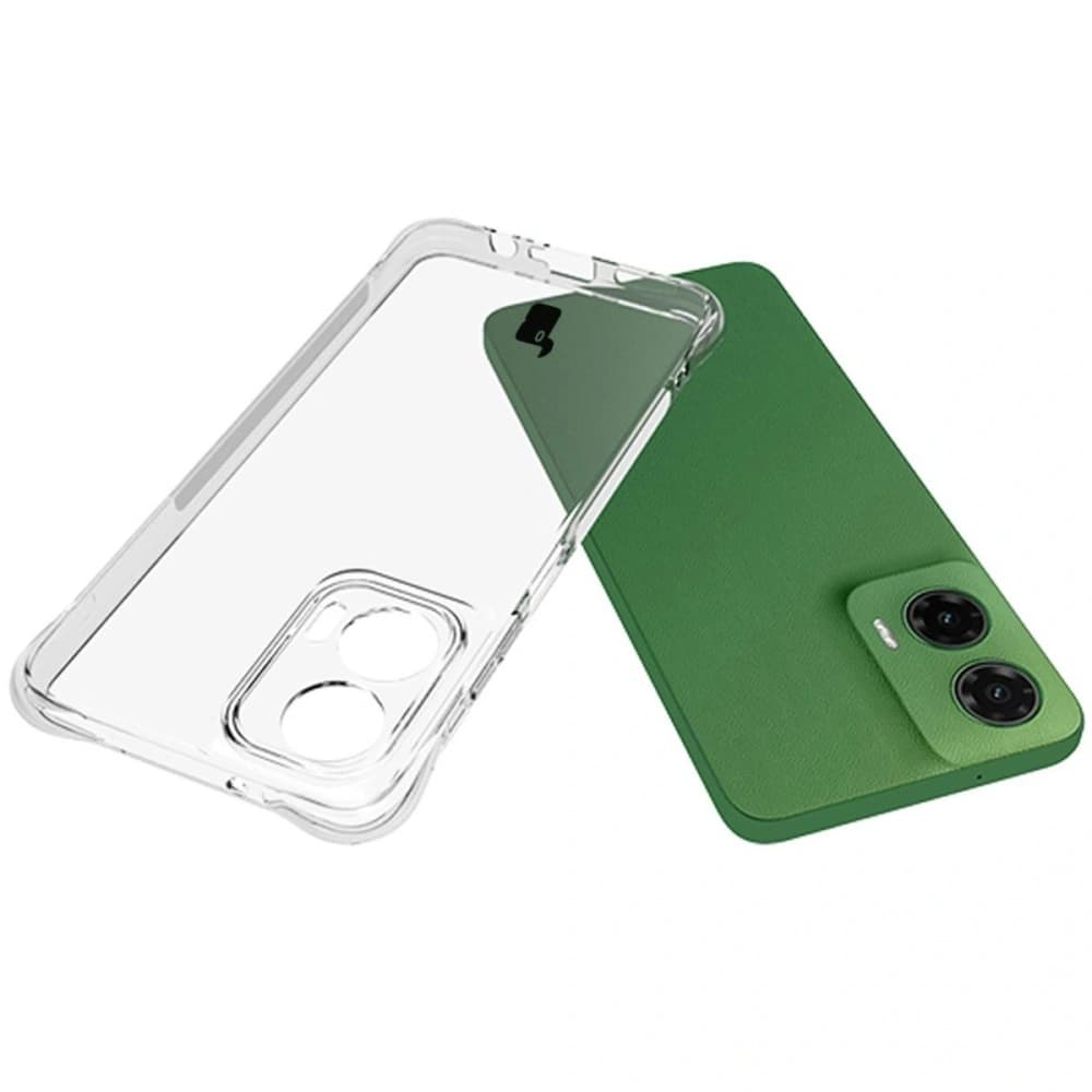 Bizon Case Clear Pack pouzdro + 2x ochranná fólie na displej Motorola Moto G35 5G - 5