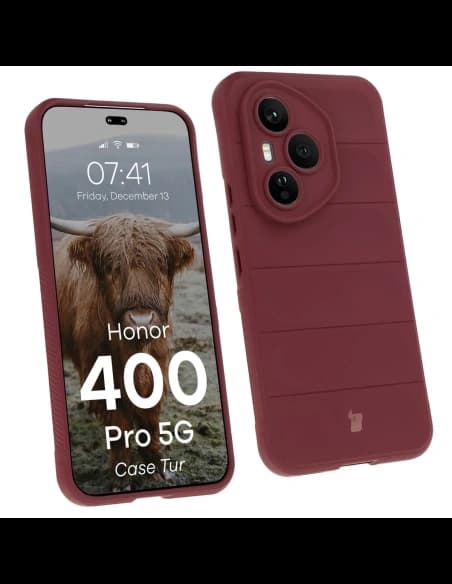 Bizon Case Tur Honor 400 Pro burgundská