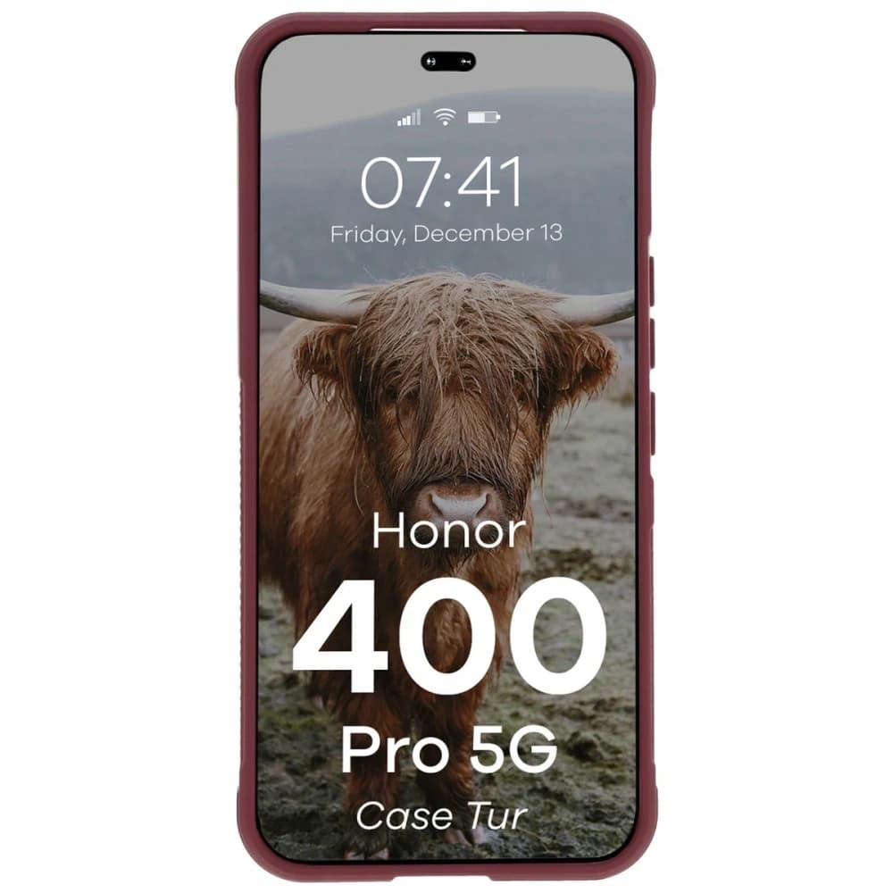 Bizon Case Tur Honor 400 Pro burgunderrot - 5