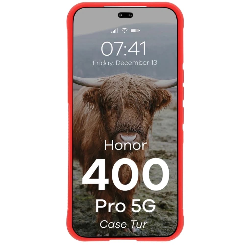 Bizon Case Tur Honor 400 Pro červený - 5