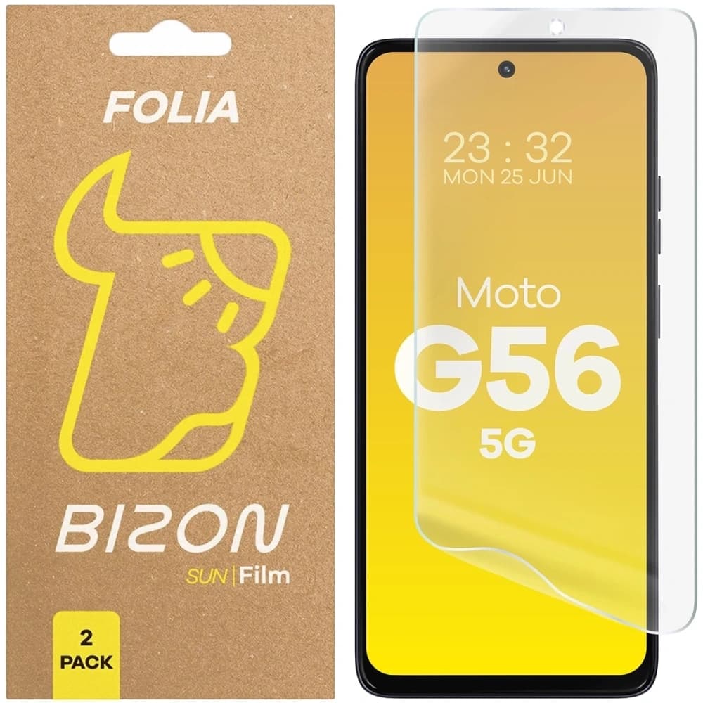 Bizon Üvegfólia Nap Motorola Moto G56 5G [2 CSOMAG] - 1