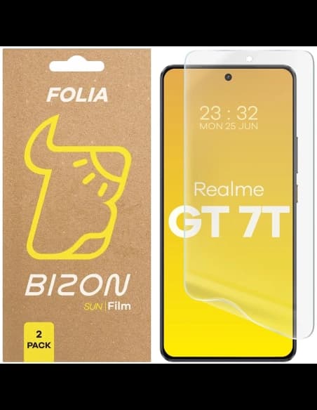Folia matowa Bizon Glass Film Sun do Realme GT 7T [2 PACK]