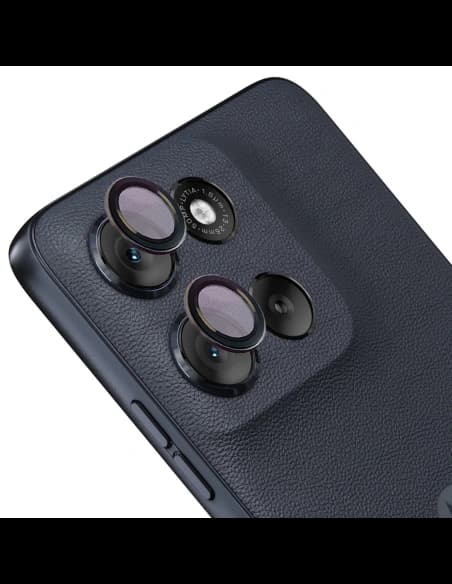 Bizon Glass Snap Linse Motorola Moto G56 5G schwarzer Rahmen