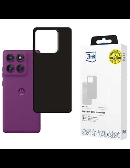 3MK Matt Case Motorola Edge 60 Pro schwarz
