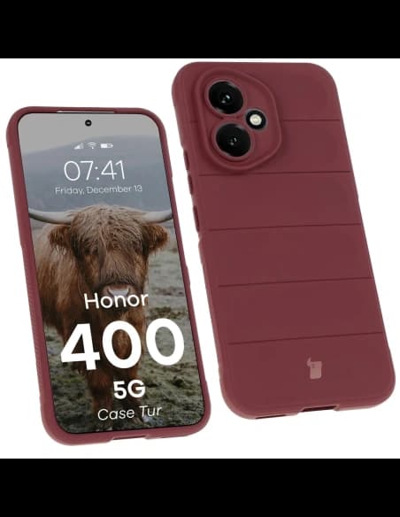 Bizon Case Tur Honor 400 5G burgunder
