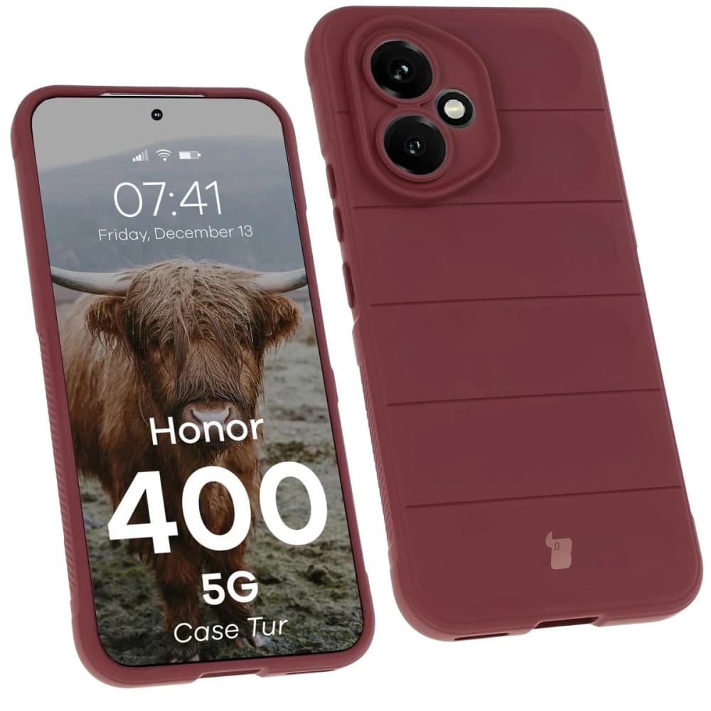 Bizon Case Tur Honor 400 5G burgunder - 1