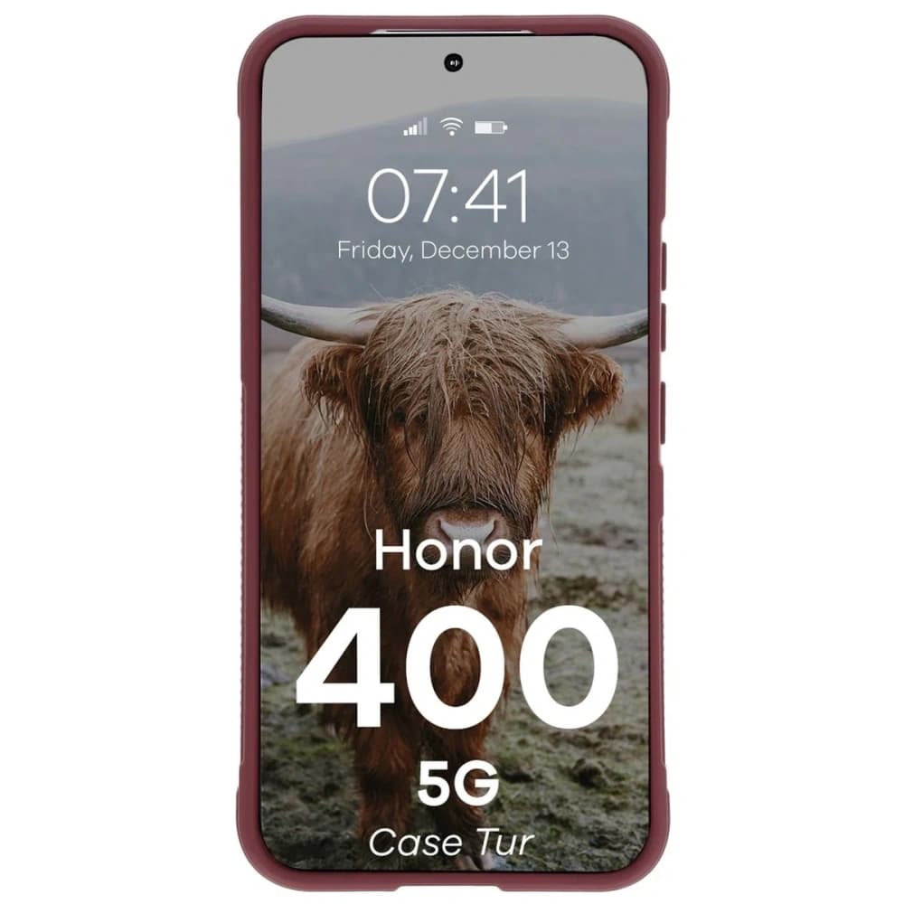 Bizon Case Tur Honor 400 5G burgunder - 5