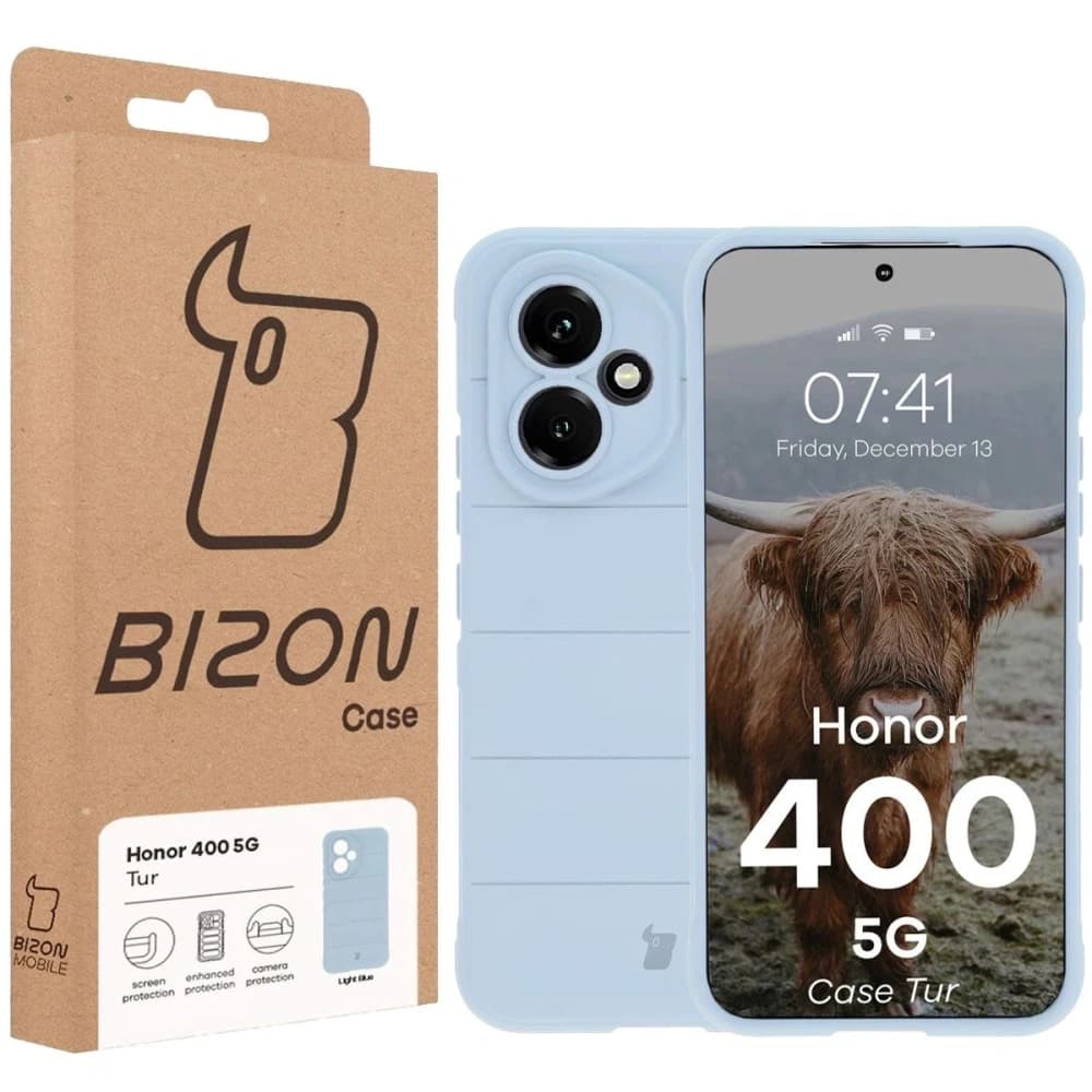 Bizon Case Tur Honor 400 5G hellblau - 8