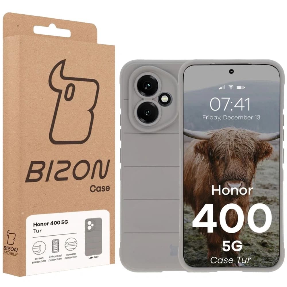 Bizon Case Tur Honor 400 5G hellgrau - 8
