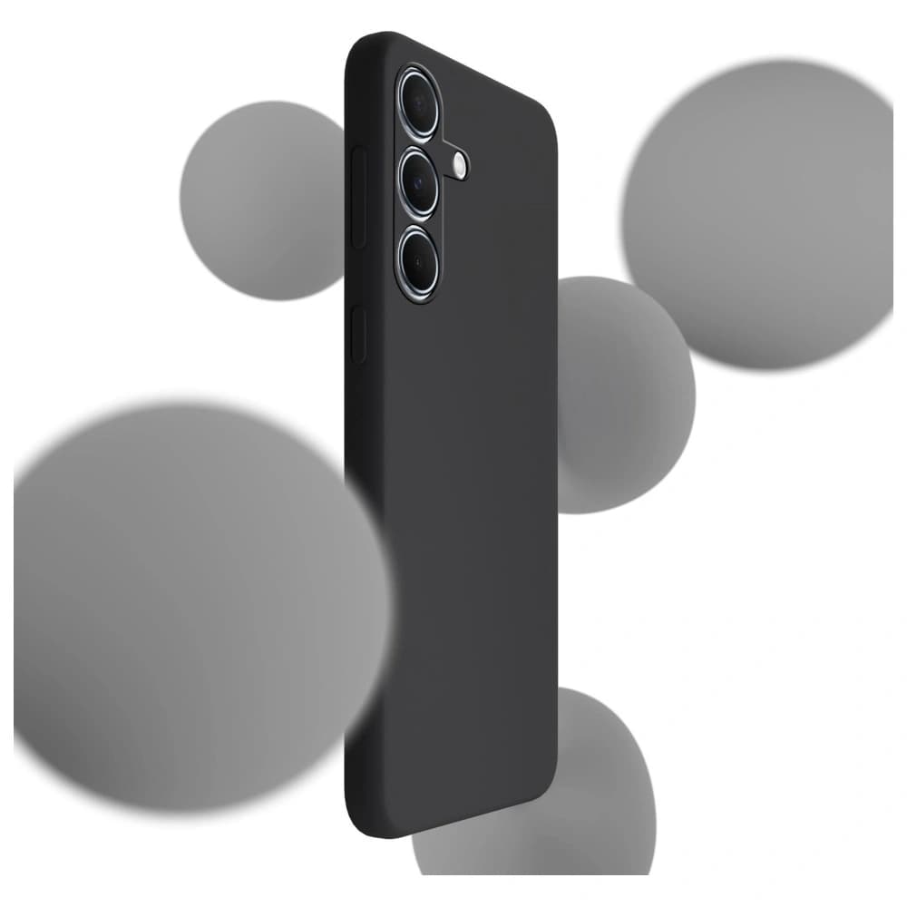 Husa din silicon 3MK pentru Samsung Galaxy A55 5G neagră - 2