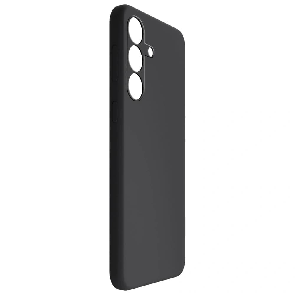 Husa din silicon 3MK pentru Samsung Galaxy A55 5G neagră - 5